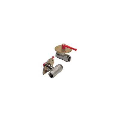 FEMALE - VENTED BALL VALVE PK2