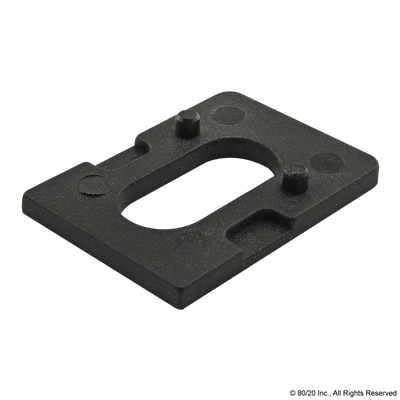 SPACER FOR UNIBLOCK  D = 2 MM  NYLON