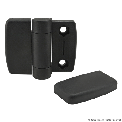 SYSTEM HINGE 40.40  SLOT 8  PLASTIC  DE