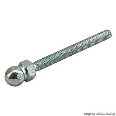 THREADED ROD FOR SWIVEL FEET M8X80 ZINC