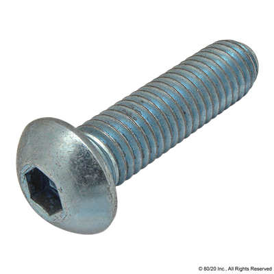 M8 X 30mm BHSCS (BLUE ZINC)