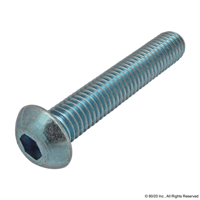 M8 X 45mm BHSCS (BLUE ZINC)