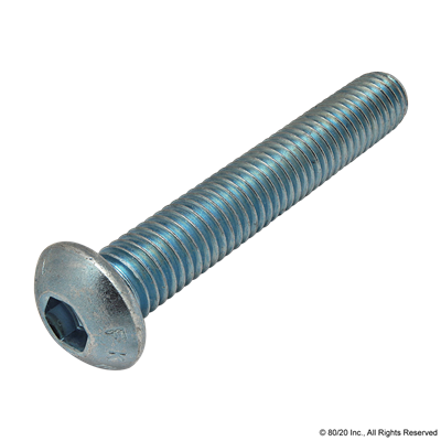 M8 X 50mm BHSCS (BLUE ZINC)