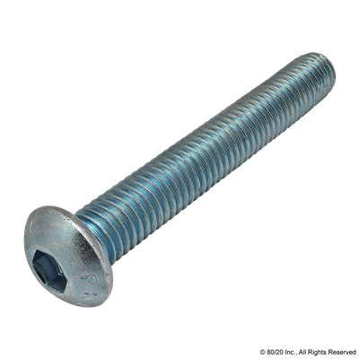 M8 X 60mm BHSCS (BLUE ZINC)