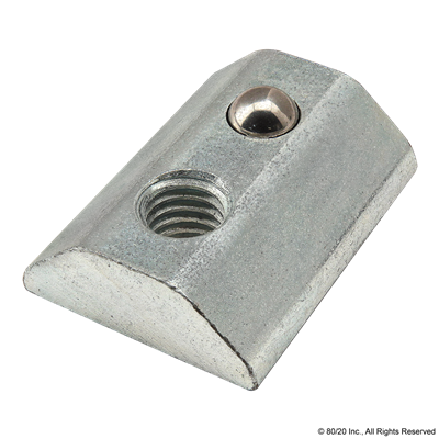 T-SLOT NUT 18 0 X 6 8 MM  M6 WITH SPRIN