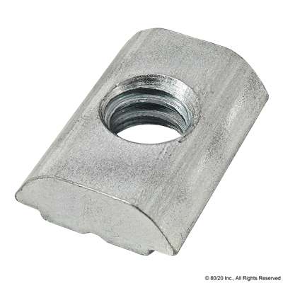 SELF-ALIGNING ROLL-IN-T-SLOT NUT 1/4-20