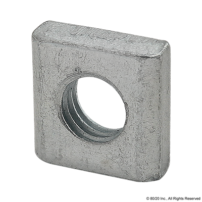 Slide-In T-Nut  9 X 9 X 3 M5 CLEAR ZINC