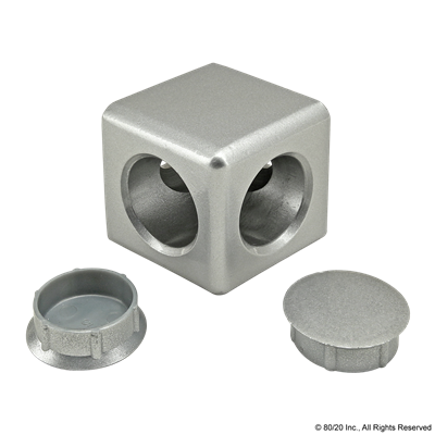 40 SERIES 2-WAY CORNER CONNECTOR  SQUAR