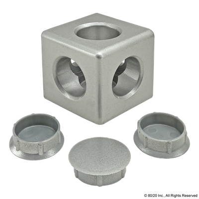 45 SERIES 3-WAY CORNER CONNECTOR  SQUAR