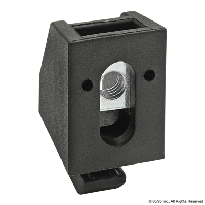 UNIBLOCK WITH SQUARE NUT 1/4-20 SLOT 10