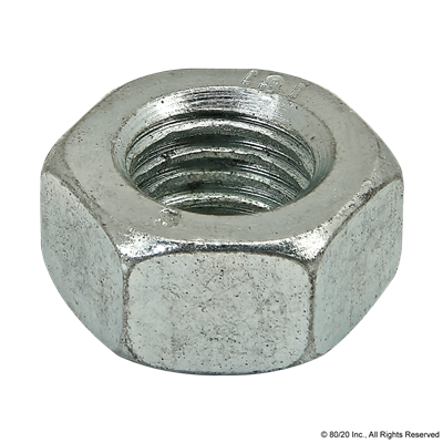 M12 X 1.75 JAM HEX NUT [CLEAR]