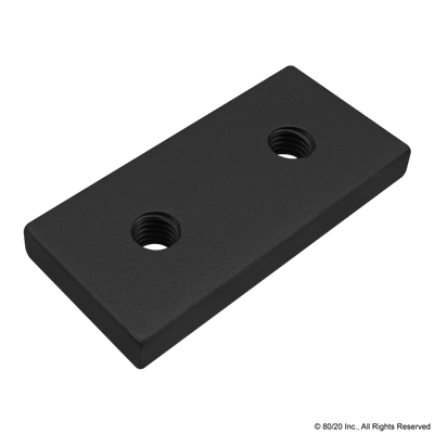 BLACK 40mm DOUBLE BACKING PLATE