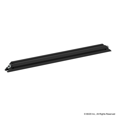 20-2020 X 320mm 45 DEGREE SUPPORT BLACK