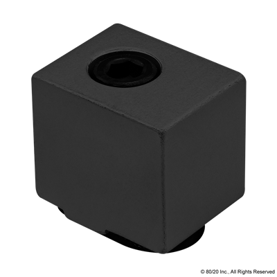 BLACK DETENT HINGE DOOR STOP