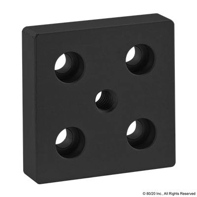 BLACK 10 S 2 X 2 BASE PLATE W/ 5/16-1