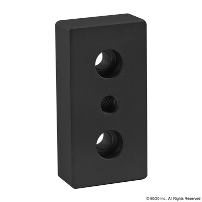 BLACK 15 S 1.5 X 3 BASE PLATE W/ 3/8-