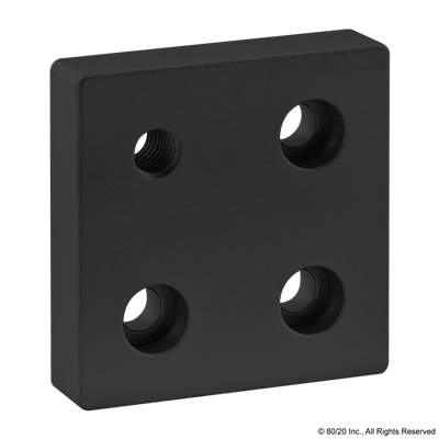 BLACK 10 S 2 X 2 BASE PLATE W/ 5/16-1