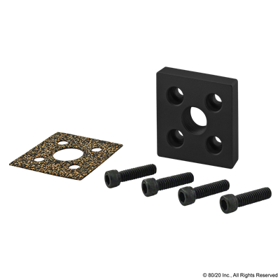 BLACK 2 X 2 END MOUNT PRESSURE MANIFO