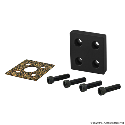 BLACK 2 X 2 END MOUNT PRESSURE MANIFO