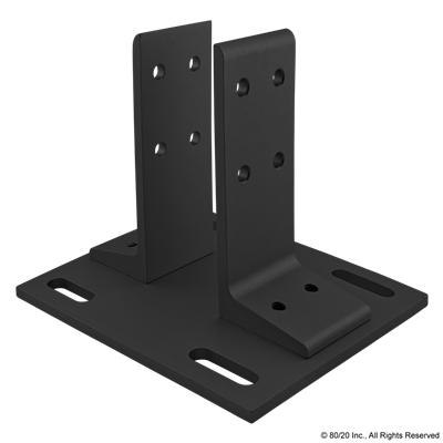 BLACK FLOOR MOUNT BASE PLATE FOR 2020