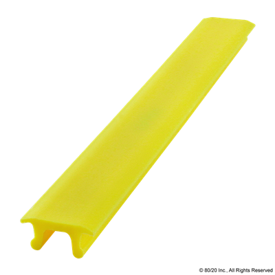 25 S YELLOW T-SLOT COVER