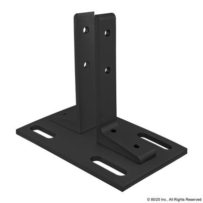 25-2525 FLOOR MOUNT BASE PLATE BLACK AN