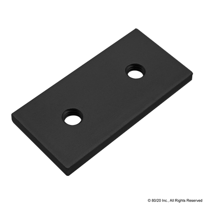 BLACK 50mm DOUBLE BACKING PLATE