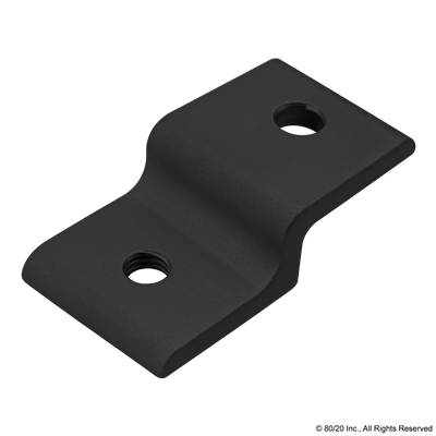 BLACK 25mm SINGLE PANEL RETAINER