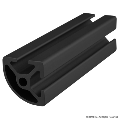 25mm X 27mm T-SLOT RADIUS EXT FULL BLAC