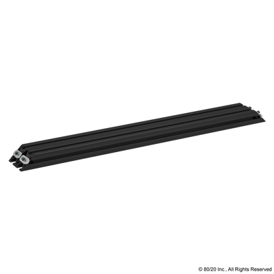 25-2550 X 480mm 45 DEGREE SUPPORT BLACK