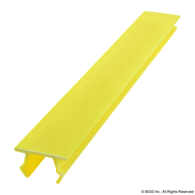 25 S YELLOW ECONOMY T-SLOT COVER