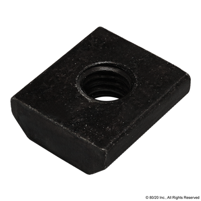 25 S STANDARD T-NUT M5 X .8BLACK ZINC