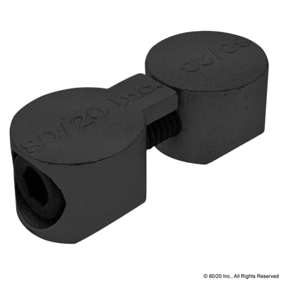 25S BUTT FASTENER ASSEMBLY BLACK