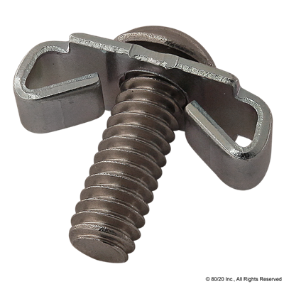 25 S M6 X 1.0 END FASTENER W/ SS SCREW