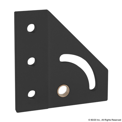 BLACK 25 S 90 DEGREE LEFT HAND PIVOT BR