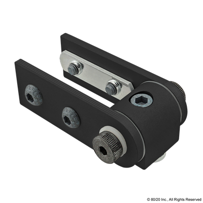 BLACK 25 S 0 DEGREE LIVING HINGE W/  ST