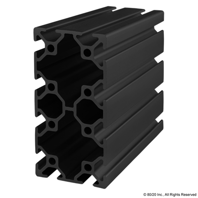 50mm X 100mm T-SLOT EXT 4M BAR FULL BLA