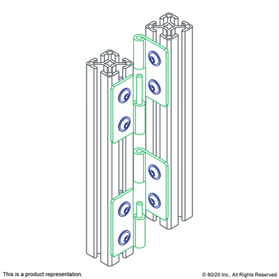 40 S RIGHT HAND ECONOMY LIFT-OFF HINGE