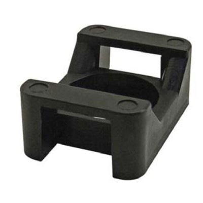 1/4 SCREW MOUNT PAD- BLACK BAG OF 100