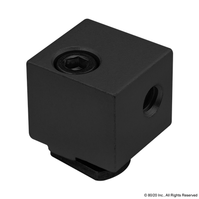 BLACK S/S PANEL MOUNT BLOCK 10 S