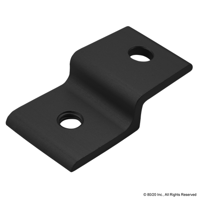 BLACK 30mm SINGLE PANEL RETAINER