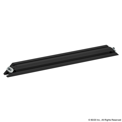 30-3030 X 320mm 45 DEGREE SUPPORT BLACK