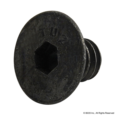 1/4-20 X 3/8 FHSCS (BLACK)