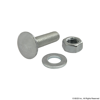 M8 X 30 ECON-T-STUD W HEX NUT