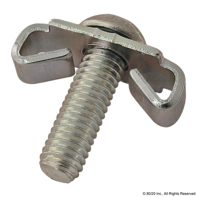 10 S METRIC END FASTENER W/M6SCREW