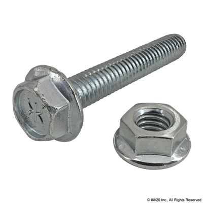 5/16-18 X 2.00 FLANGE HEX HEAD BOLT &