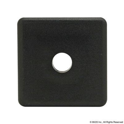 40-4040/40-4040-LITE END CAP BLACK W/PU