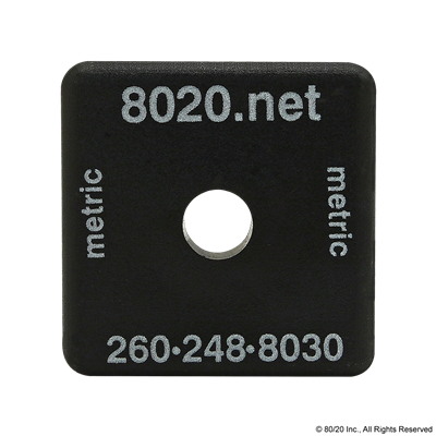 40-4040/40-4040-LITE END CAP BLACK W/PU