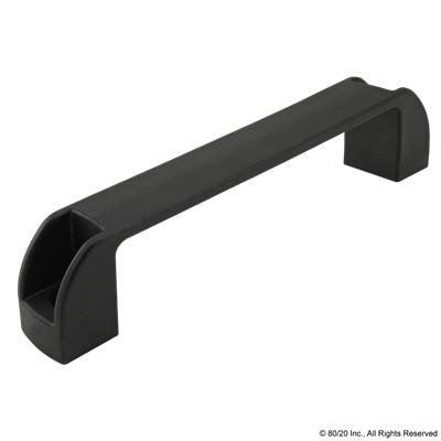 LARGE PLASTIC DOOR HANDLE-BLACK