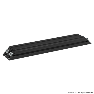 40-4080 X 480mm 45 DEGREE SUPPORT BLACK